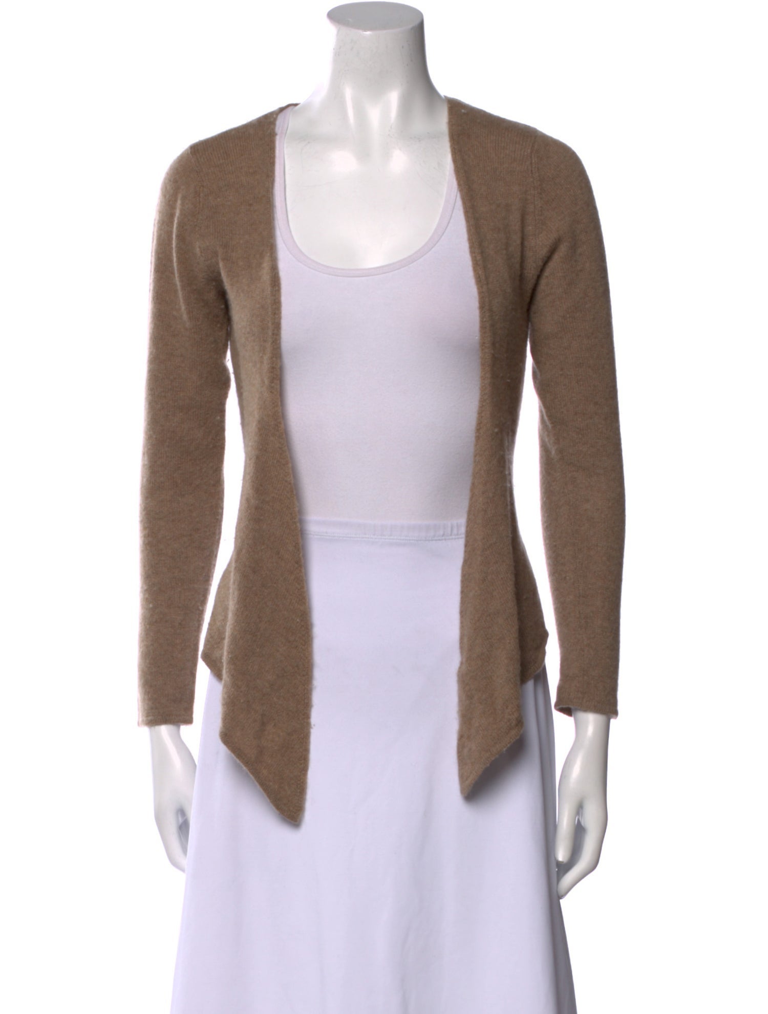 Johnstons of Elgin Cashmere Open Front Sweater