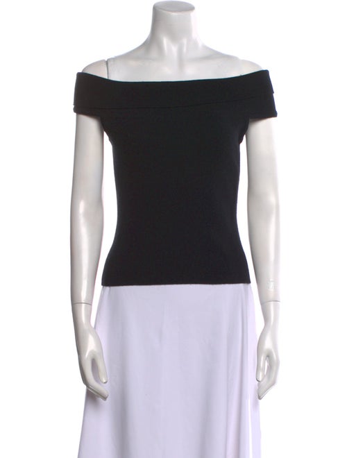 Johnstons of Elgin Cashmere Off-The-Shoulder Sweater