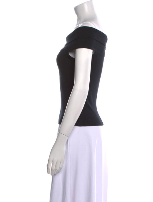 Johnstons of Elgin Cashmere Off-The-Shoulder Sweater