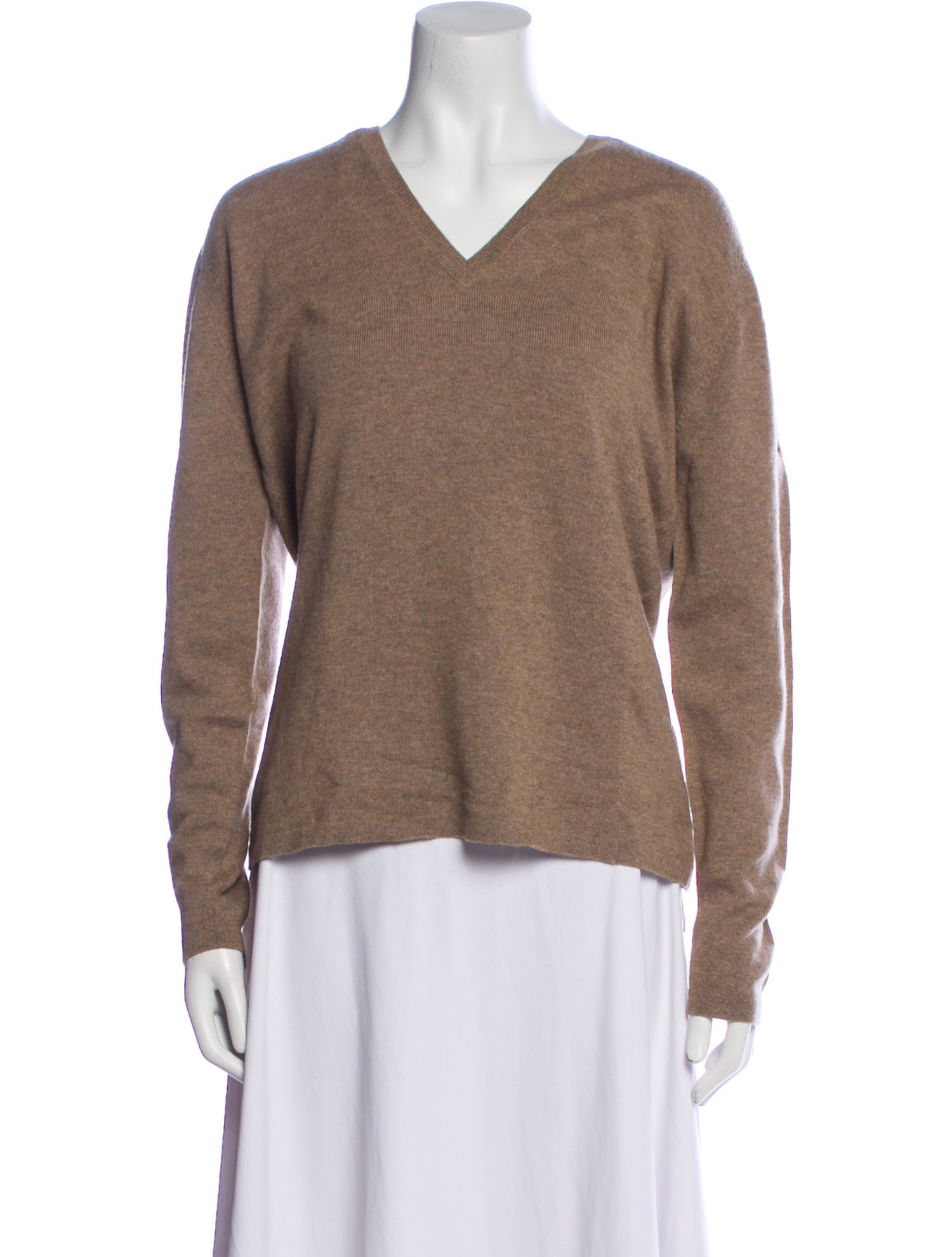 Johnstons of Elgin Cashmere V-Neck Sweater