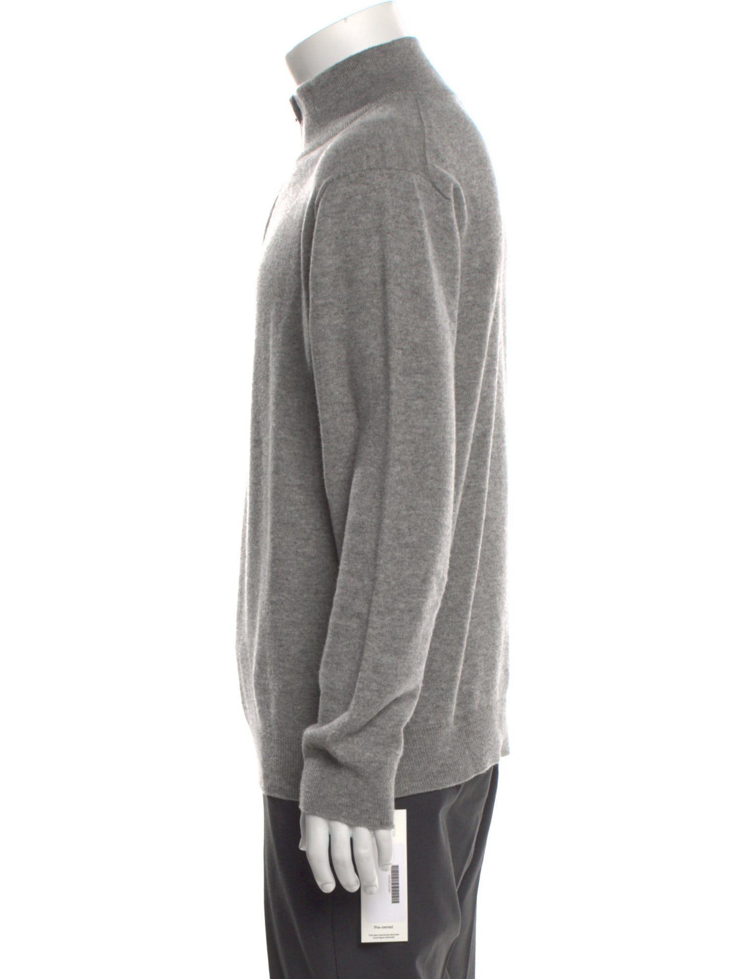 Johnstons of Elgin Cashmere Turtleneck Polo Sweater