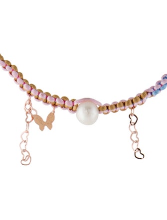 Joie DiGiovanni Pearl Choker Chain Necklace