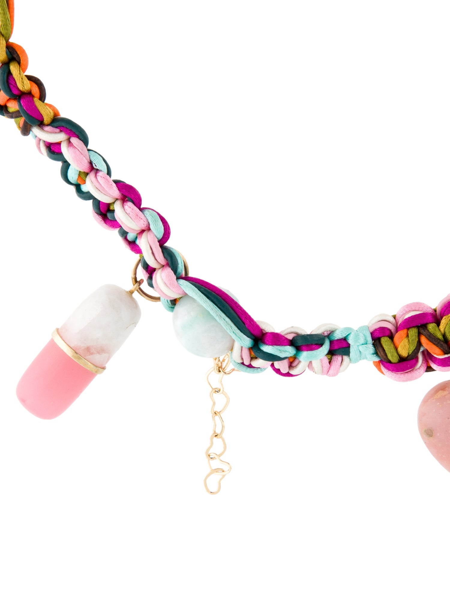 Joie DiGiovanni Pearl & Multistone Pill Popping Pink Barbie Necklace