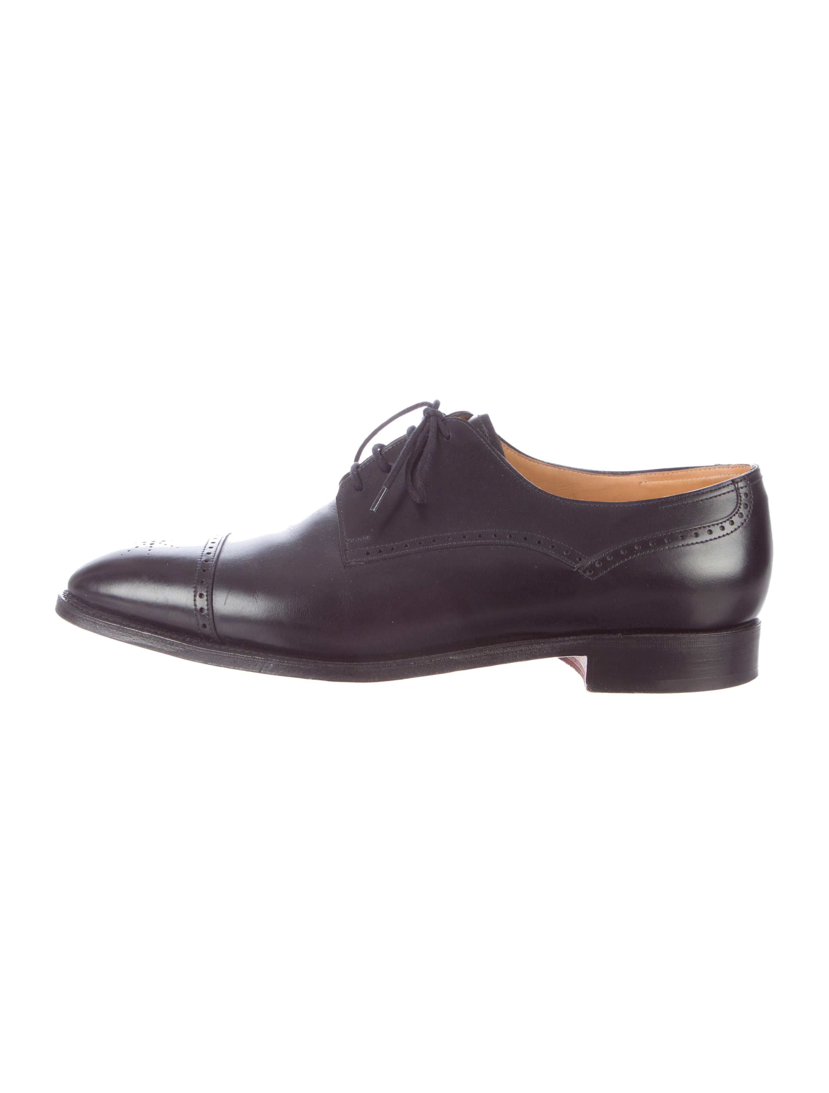 John Lobb Brackley Derby Shoes - Black - JOL20111 | The RealReal