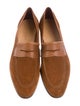 John Lobb Suede Penny Loafers