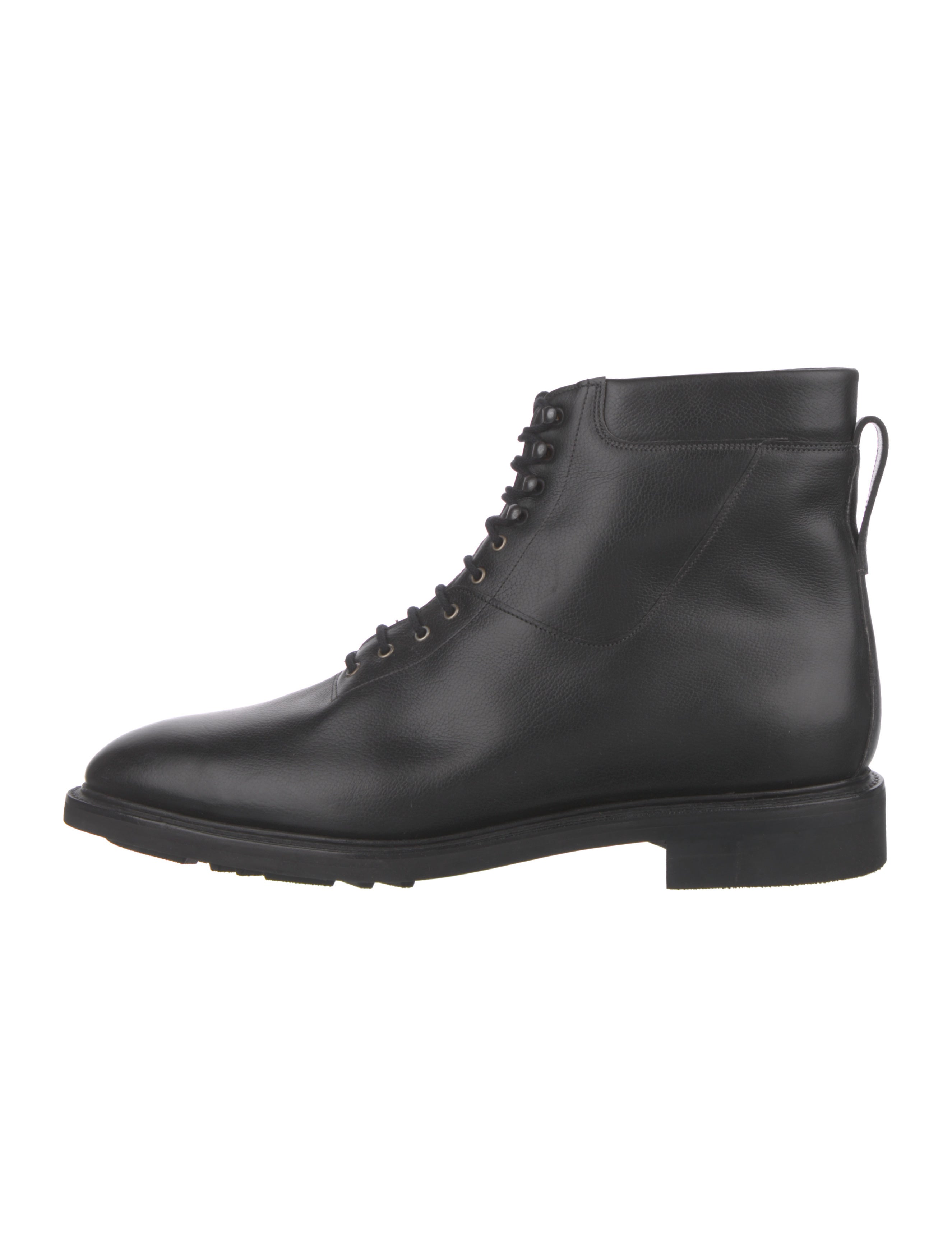 John Lobb Leather Lace-Up Boots - Black Boots, Shoes - JOL22653 | The ...