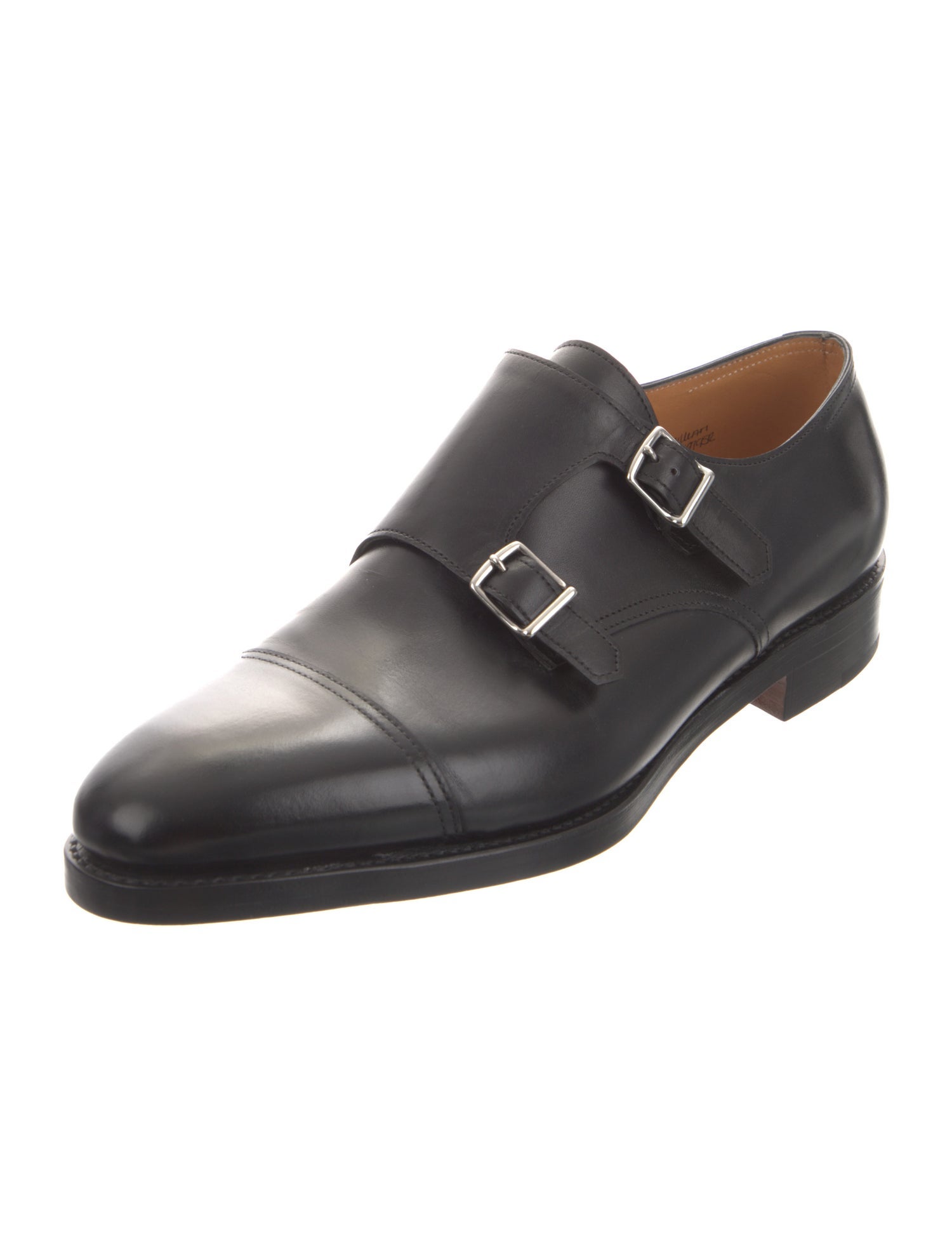 John Lobb Leather Monk Straps w/ Tags