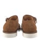 John Lobb Suede Monk Straps