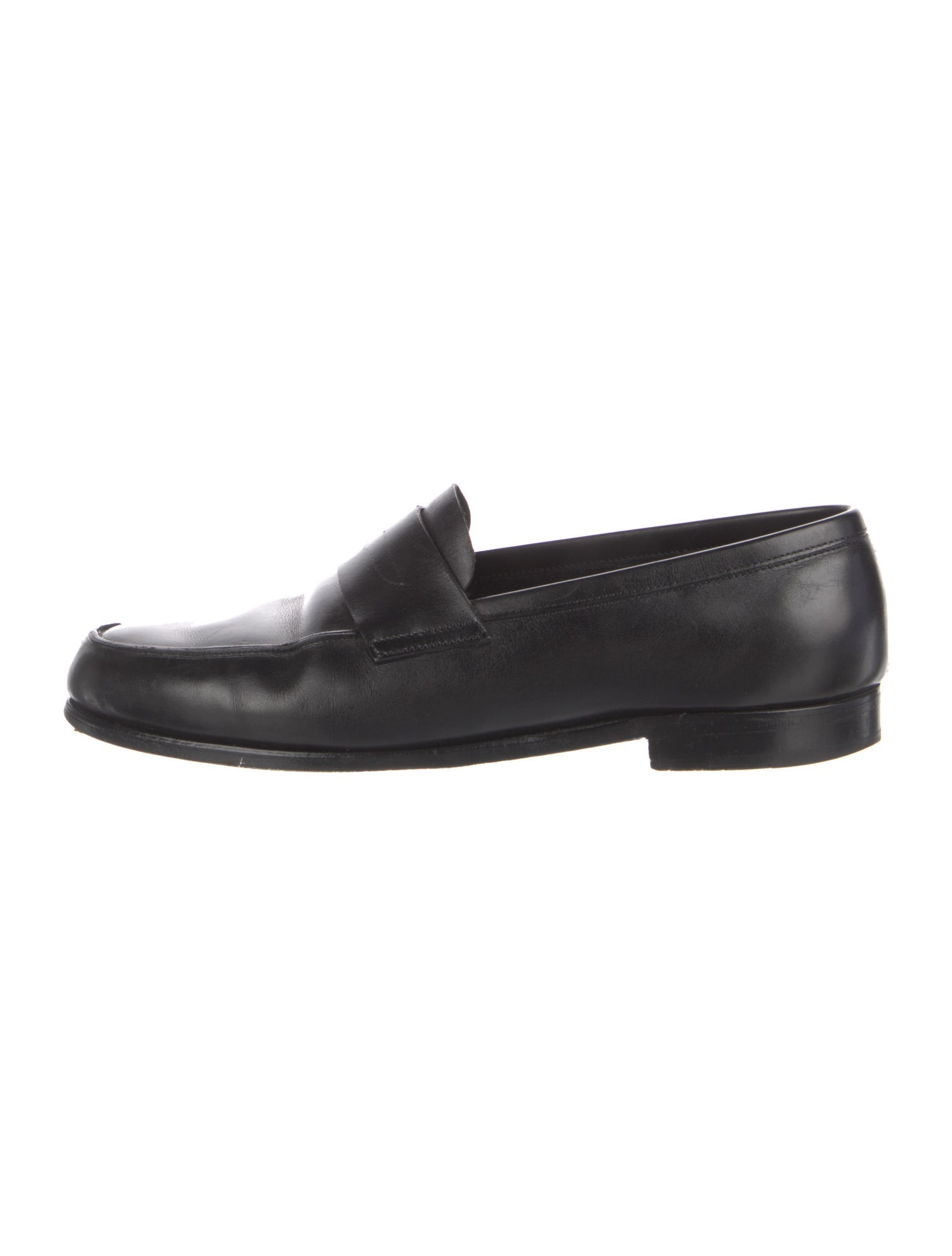 John Lobb Leather Dress Loafers