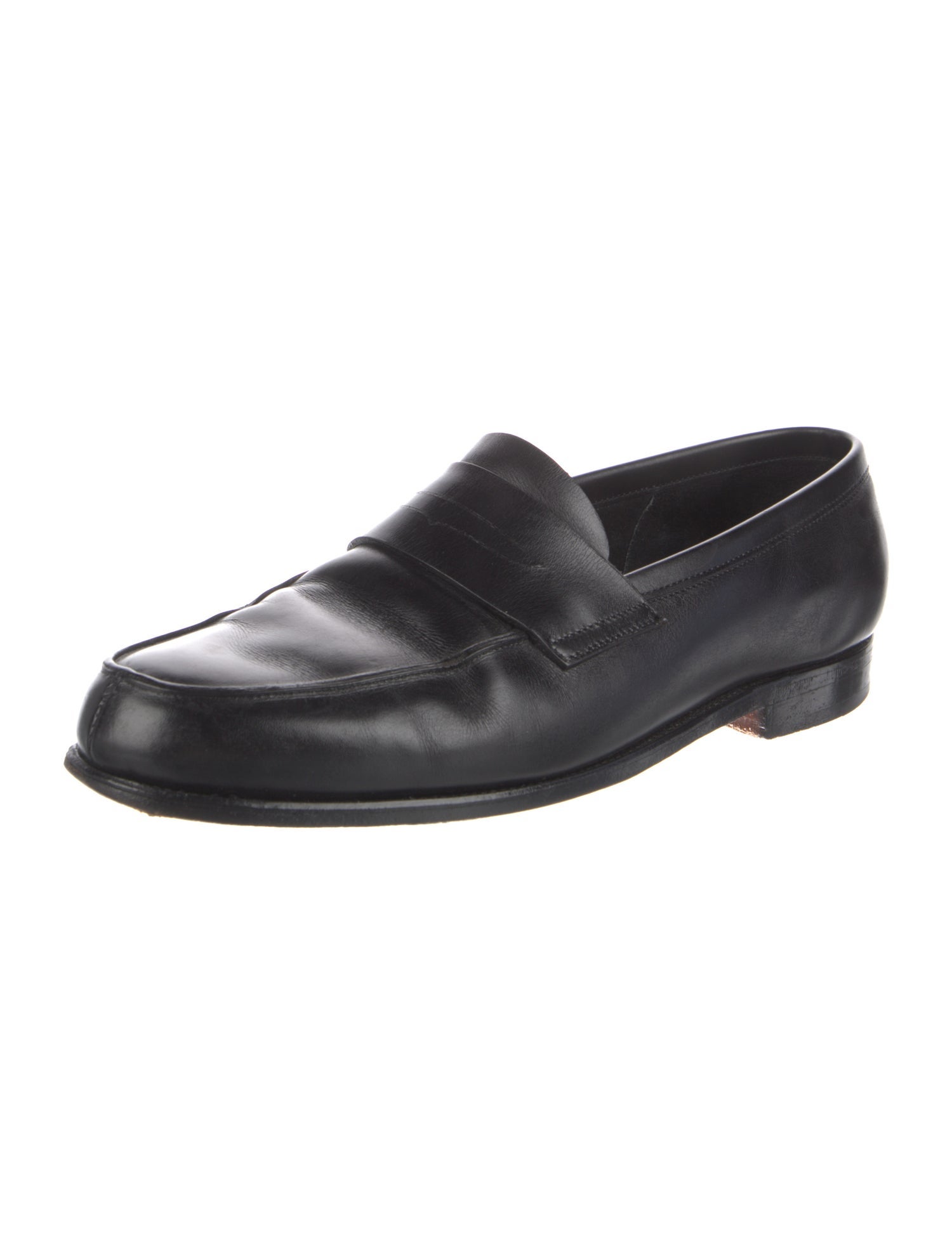 John Lobb Leather Dress Loafers