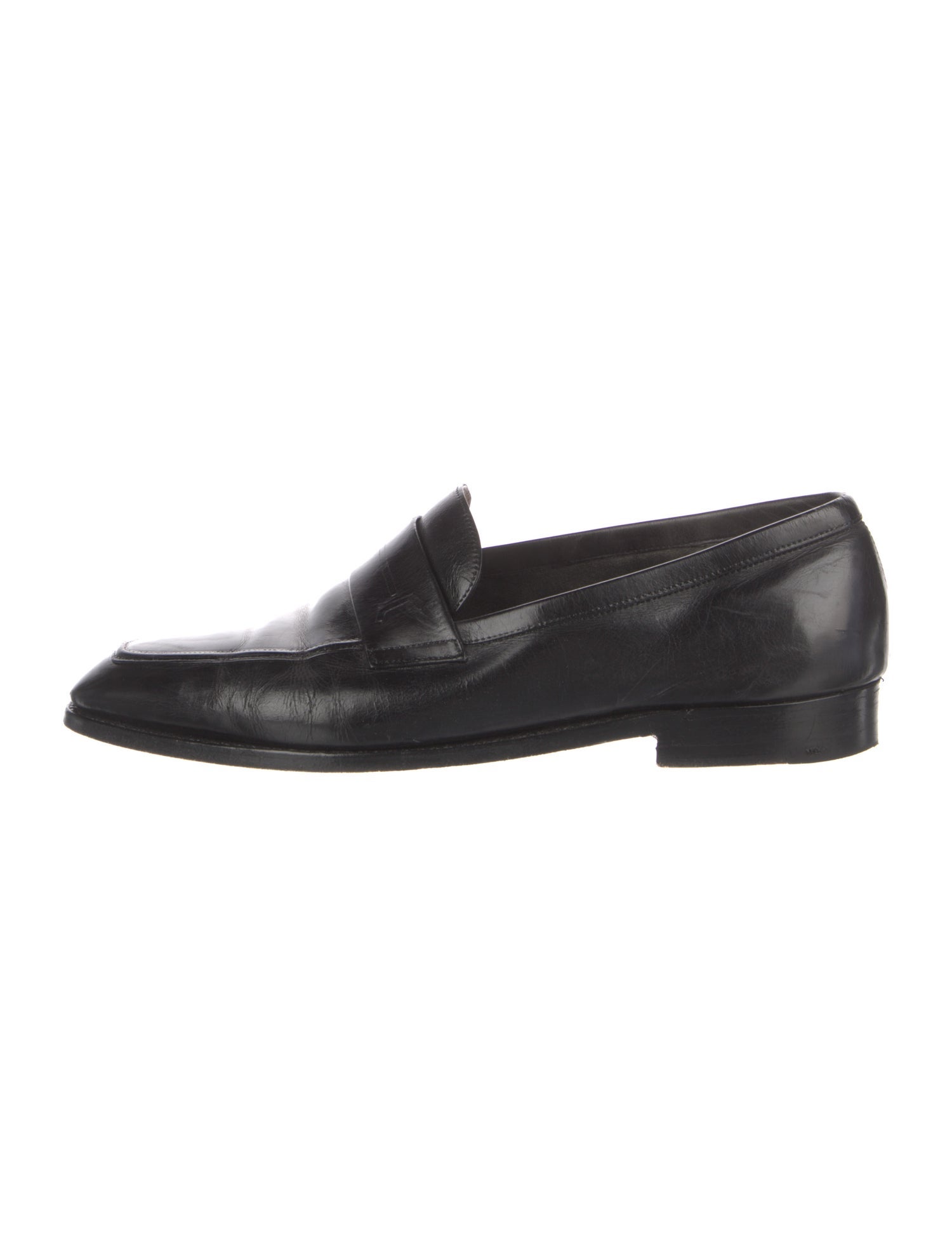 John Lobb Leather Dress Loafers