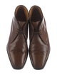 John Lobb Leather Lace-Up Boots