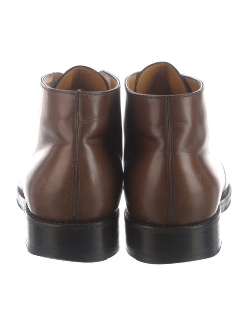 John Lobb Leather Lace-Up Boots