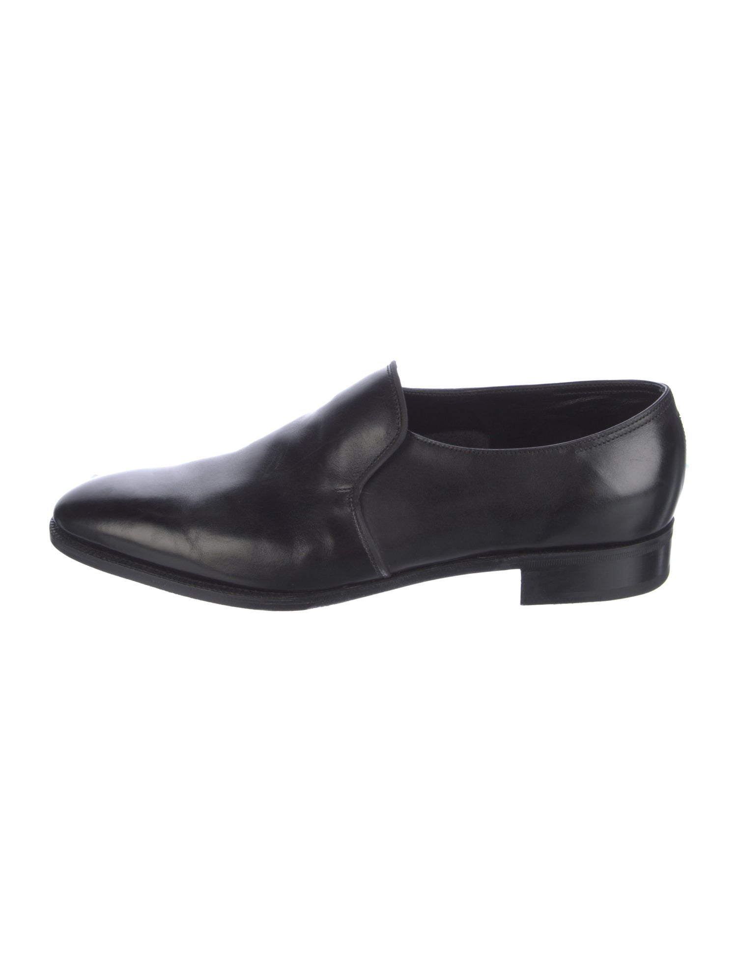 John Lobb Leather Dress Loafers