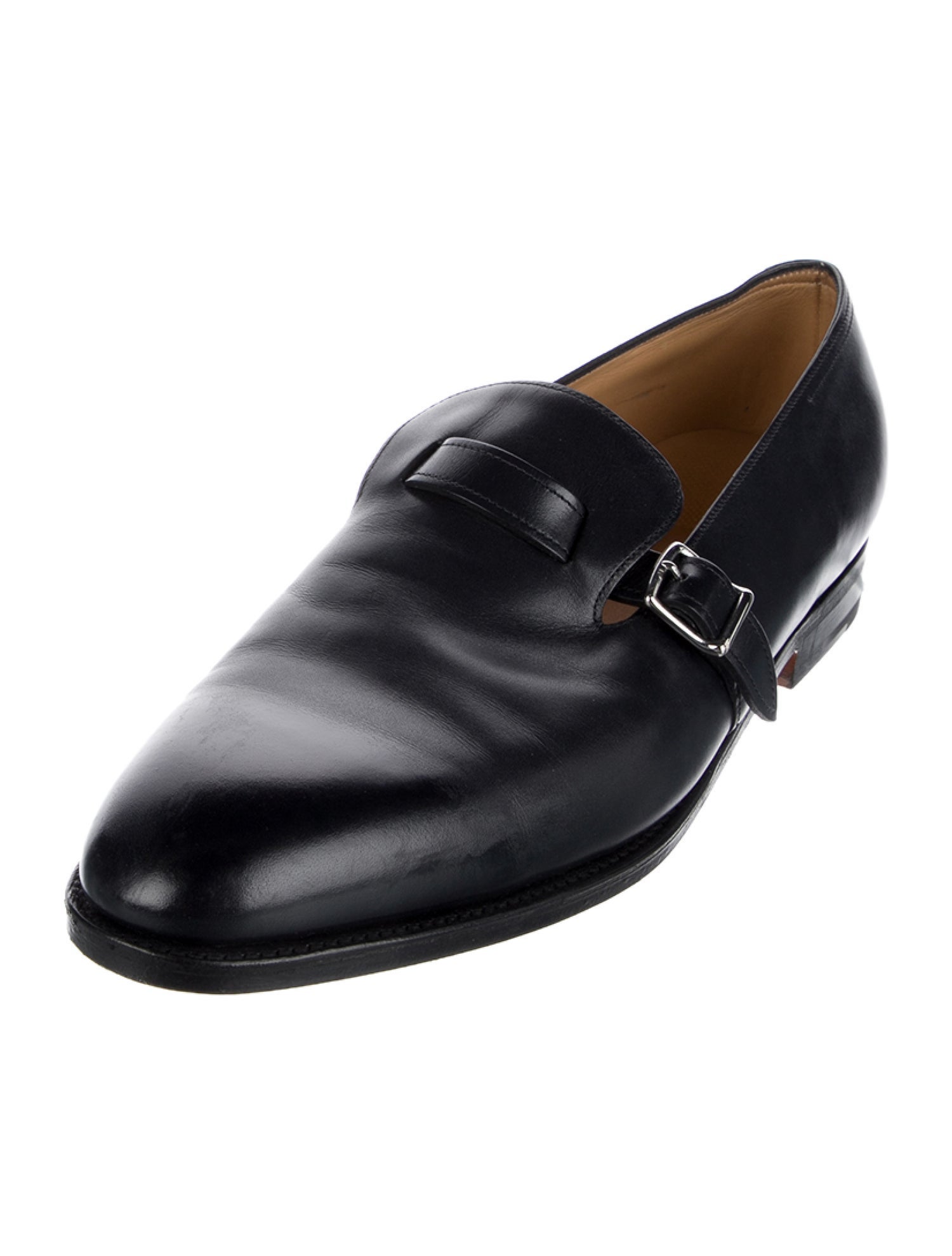 John Lobb Leather Dress Loafers