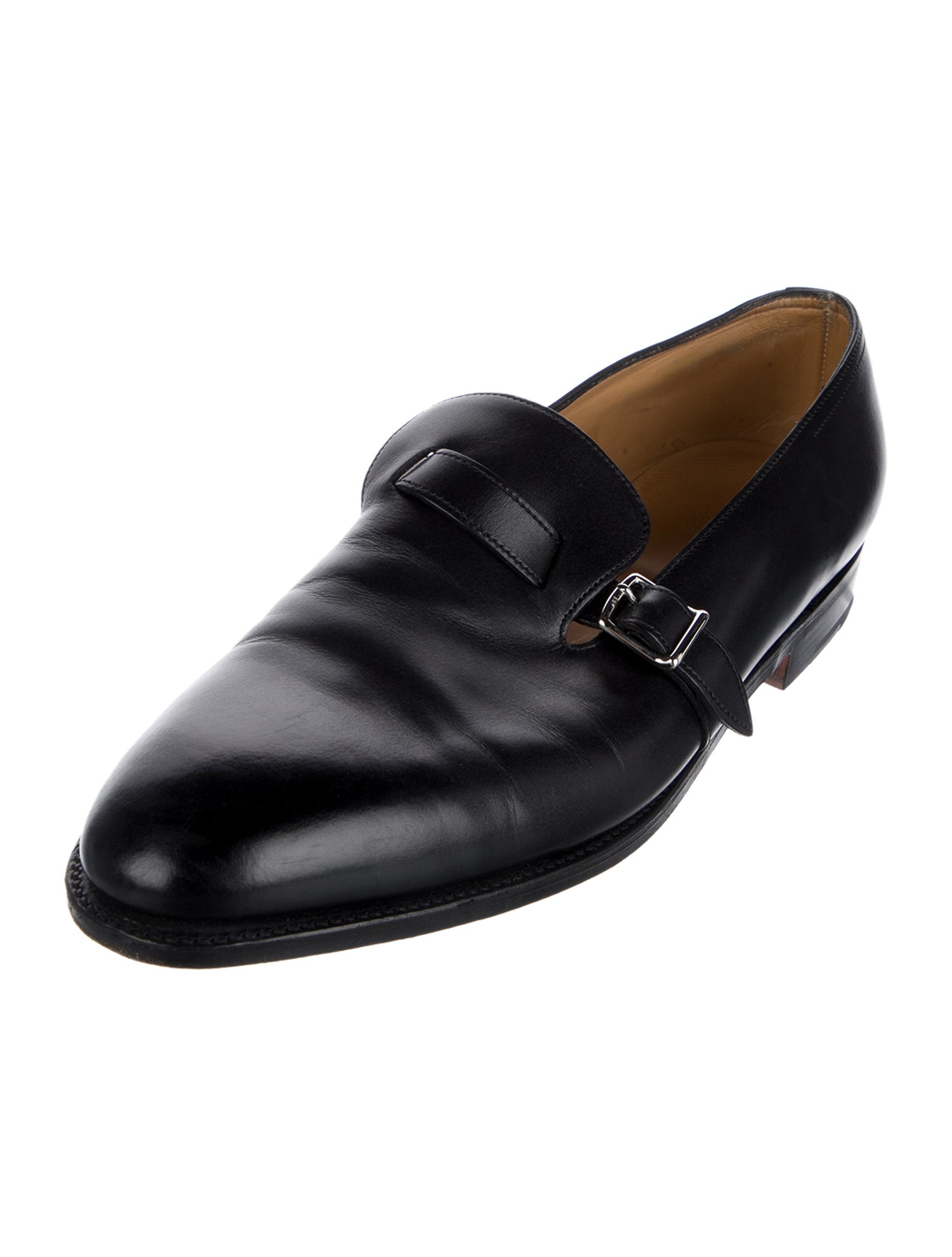 John Lobb Leather Dress Loafers