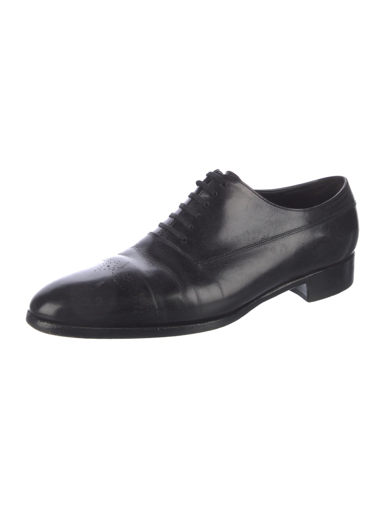 John Lobb Leather Oxfords