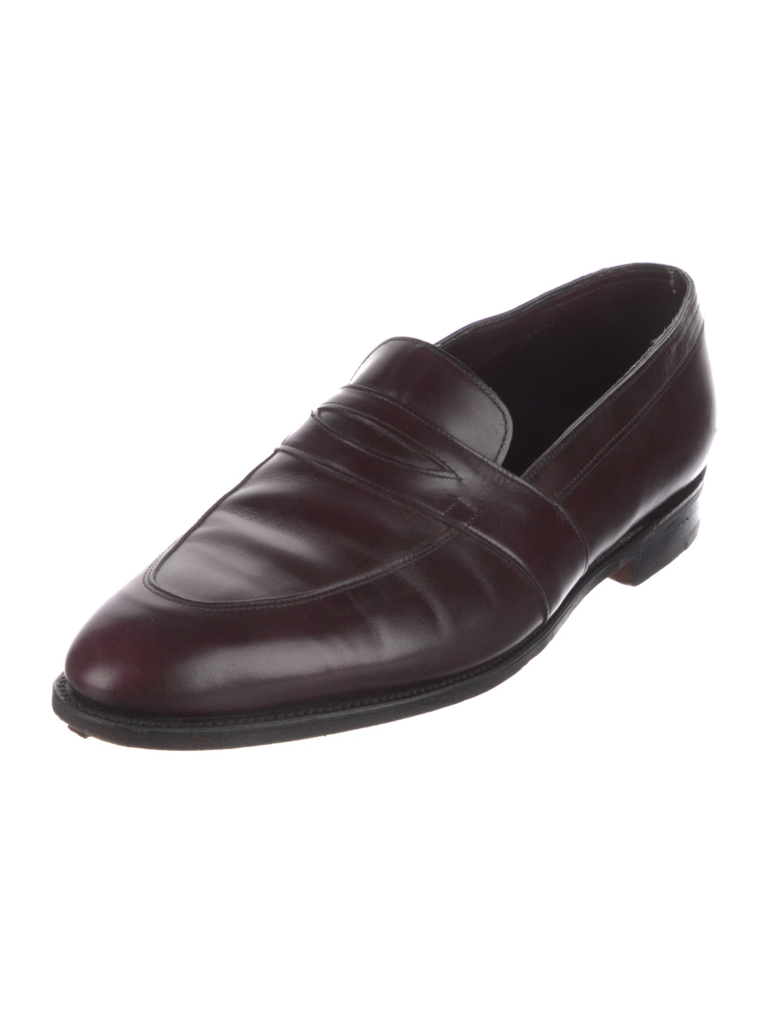 John Lobb Leather Dress Loafers