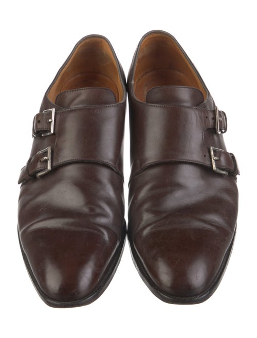 John Lobb Leather Monk Straps