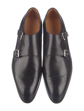 John Lobb Leather Monk Straps