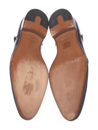 John Lobb Leather Monk Straps