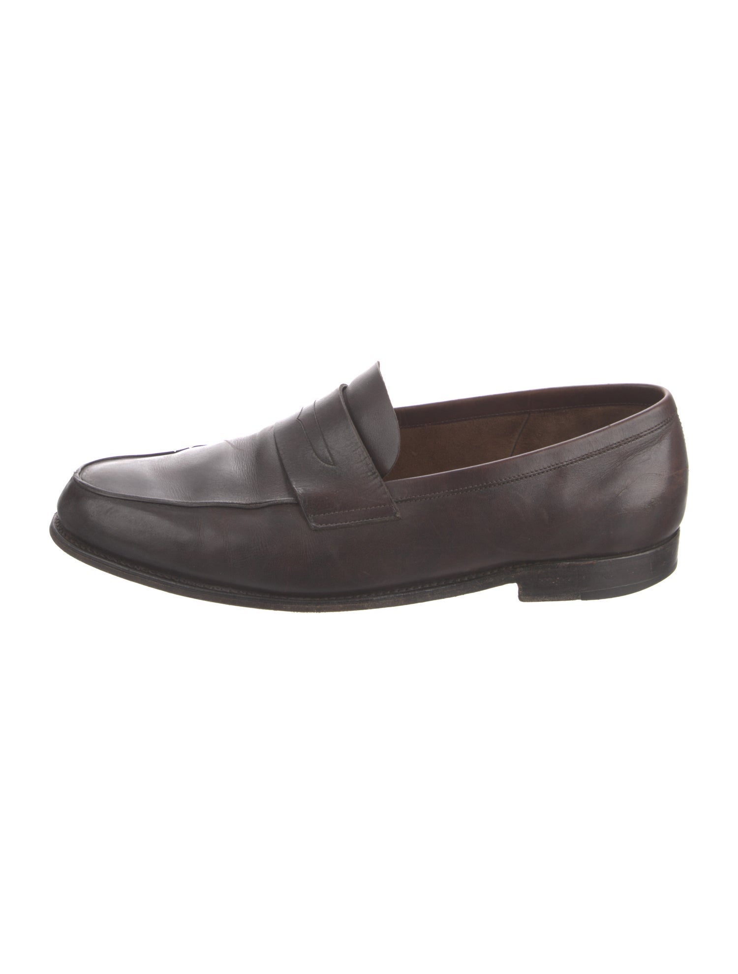 John Lobb Leather Loafers