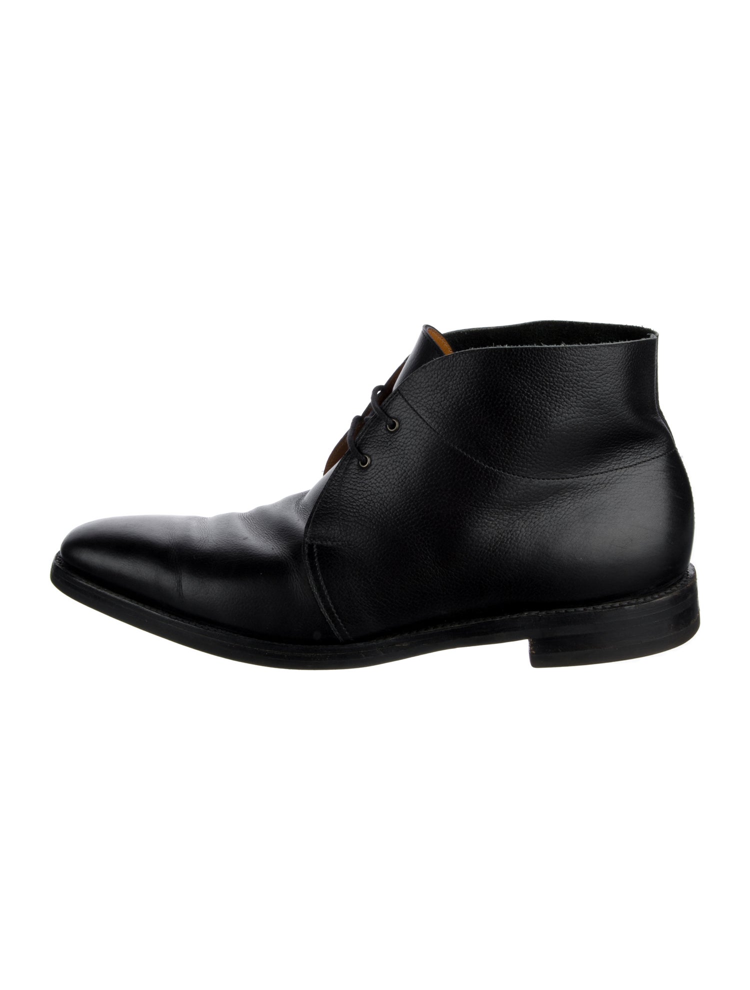 John Lobb Leather Lace-Up Boots