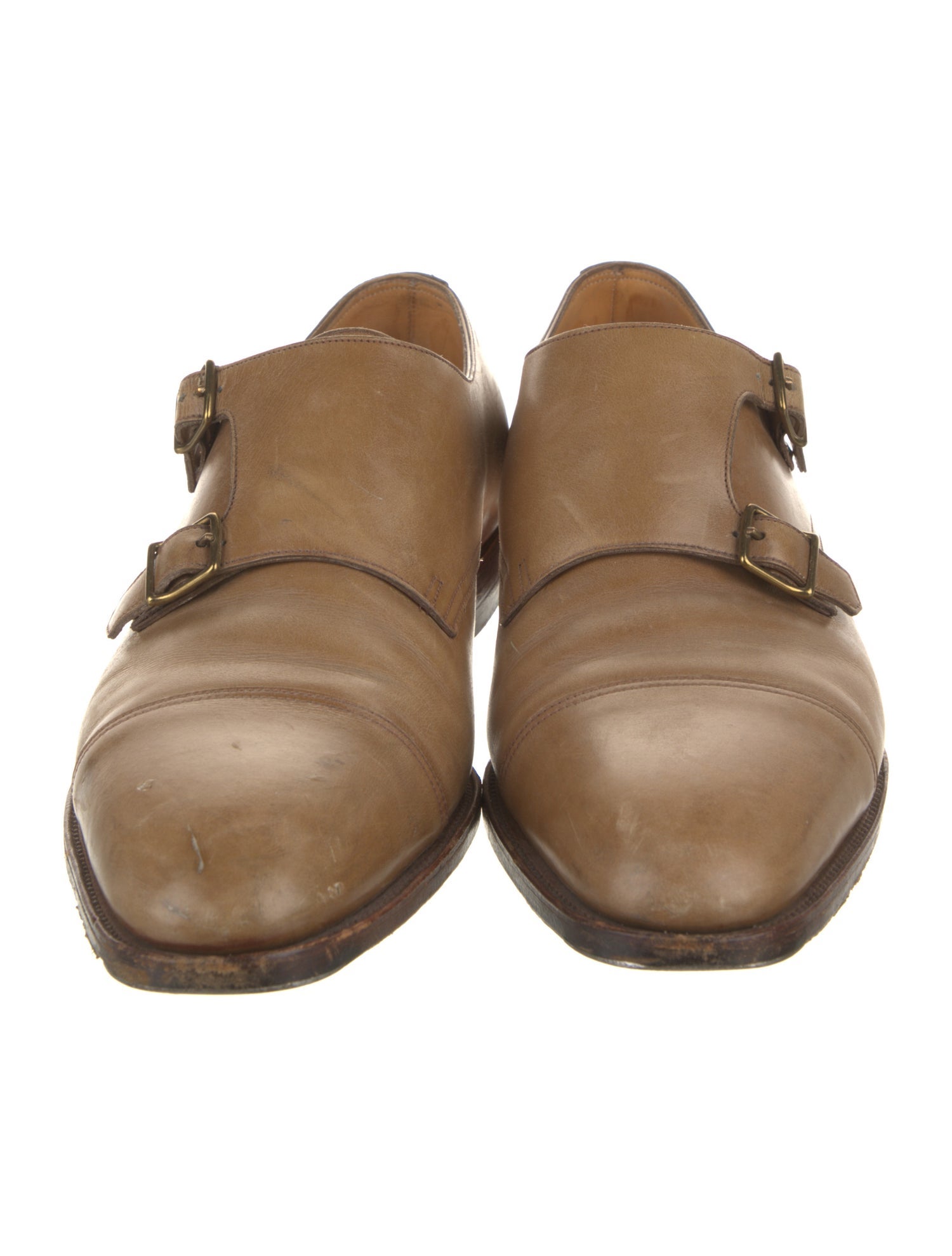 John Lobb Leather Monk Straps