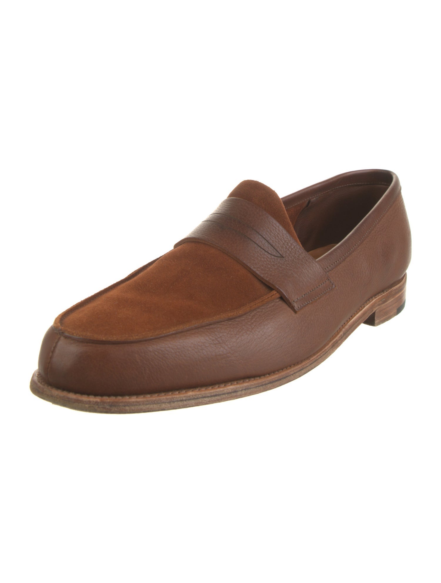 John Lobb Suede Dress Loafers