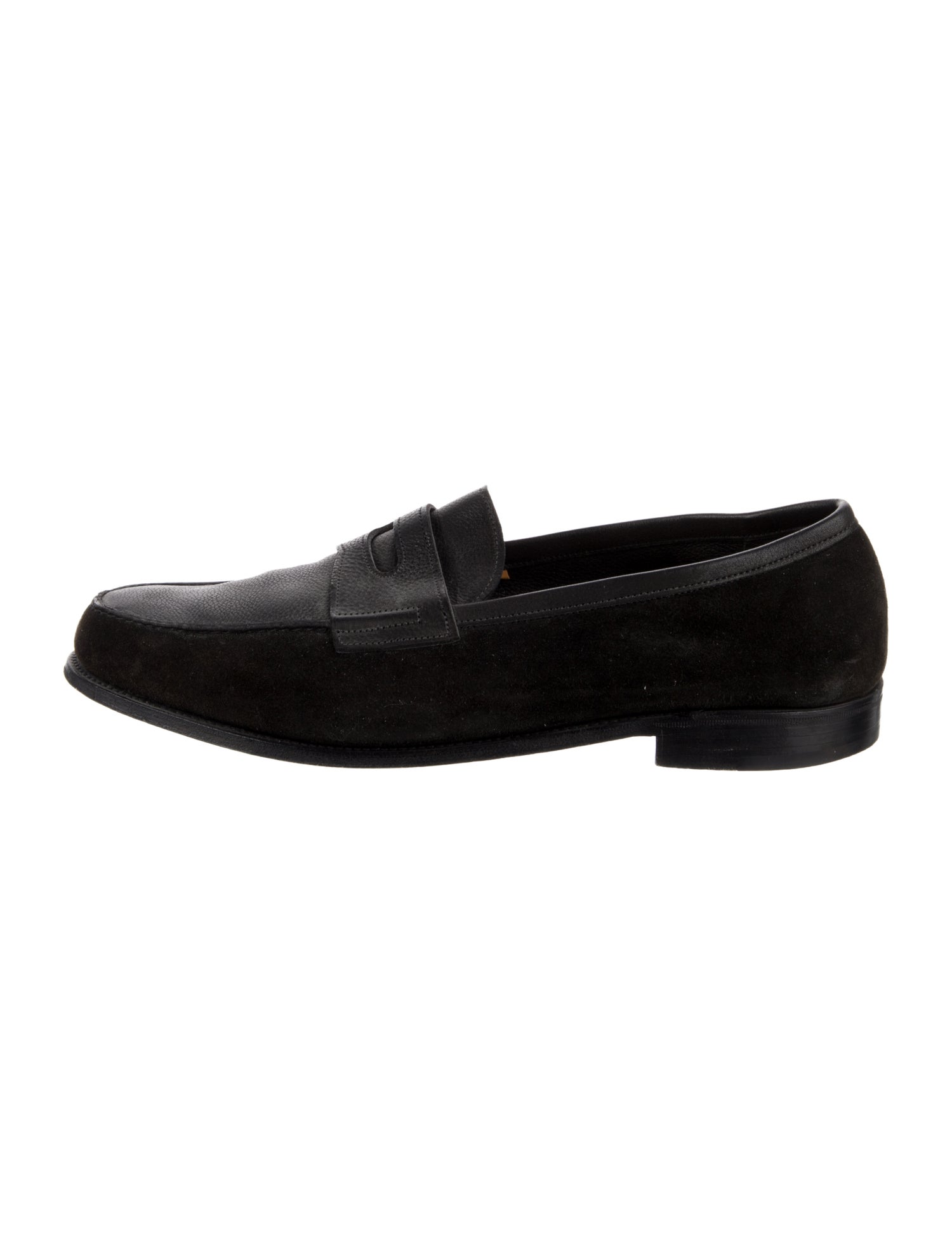 John Lobb Suede Dress Loafers