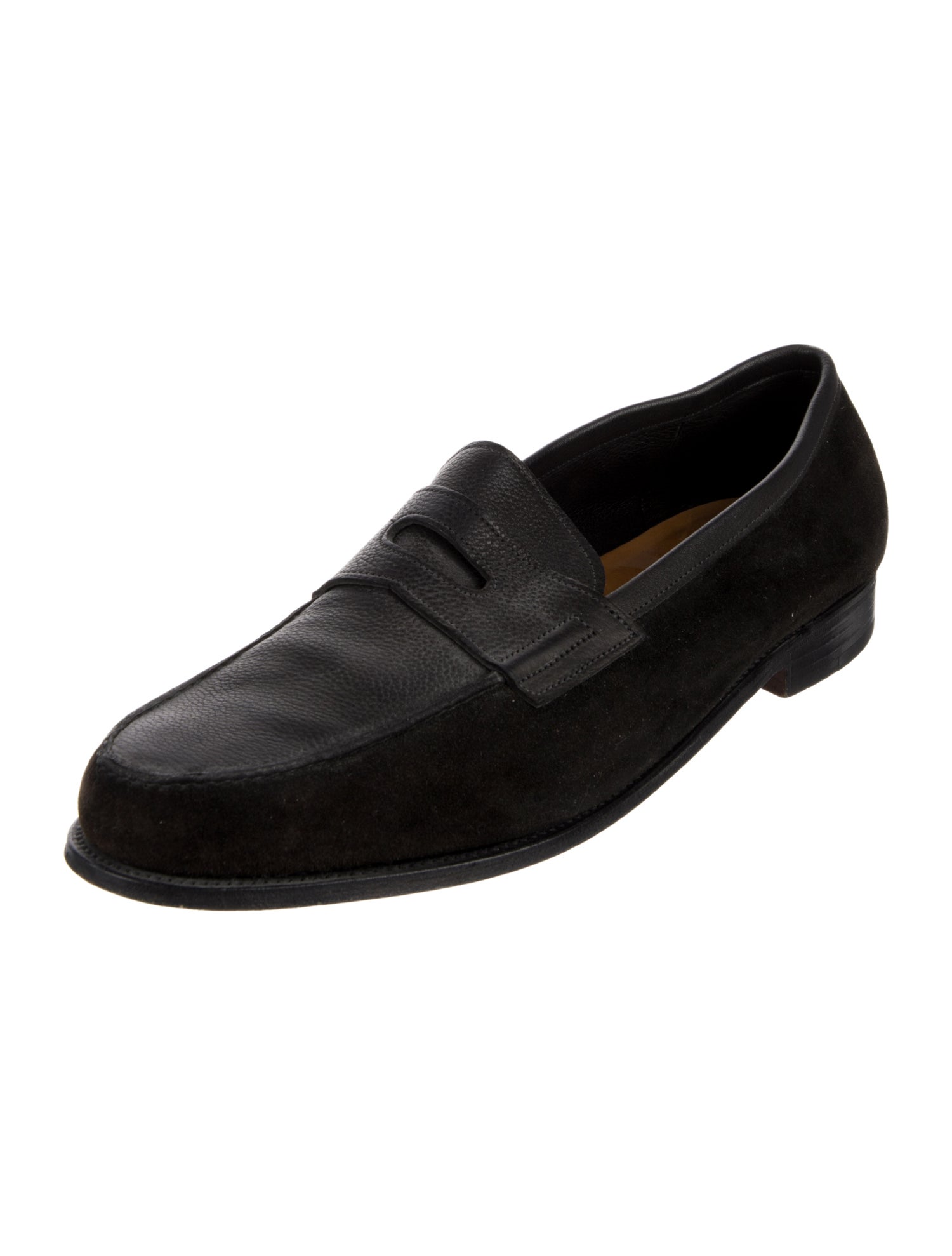 John Lobb Suede Dress Loafers