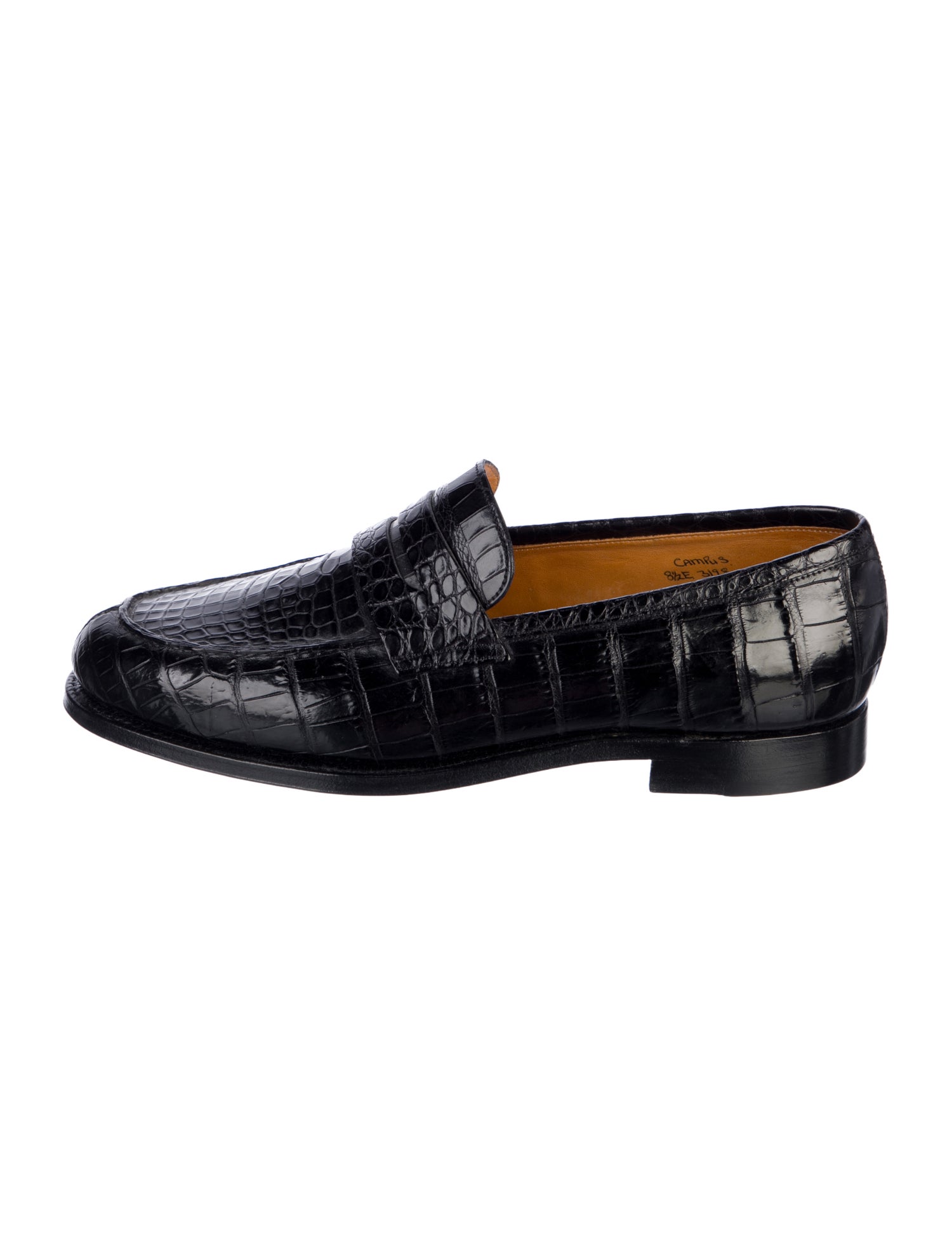 John Lobb Crocodile Dress Loafers