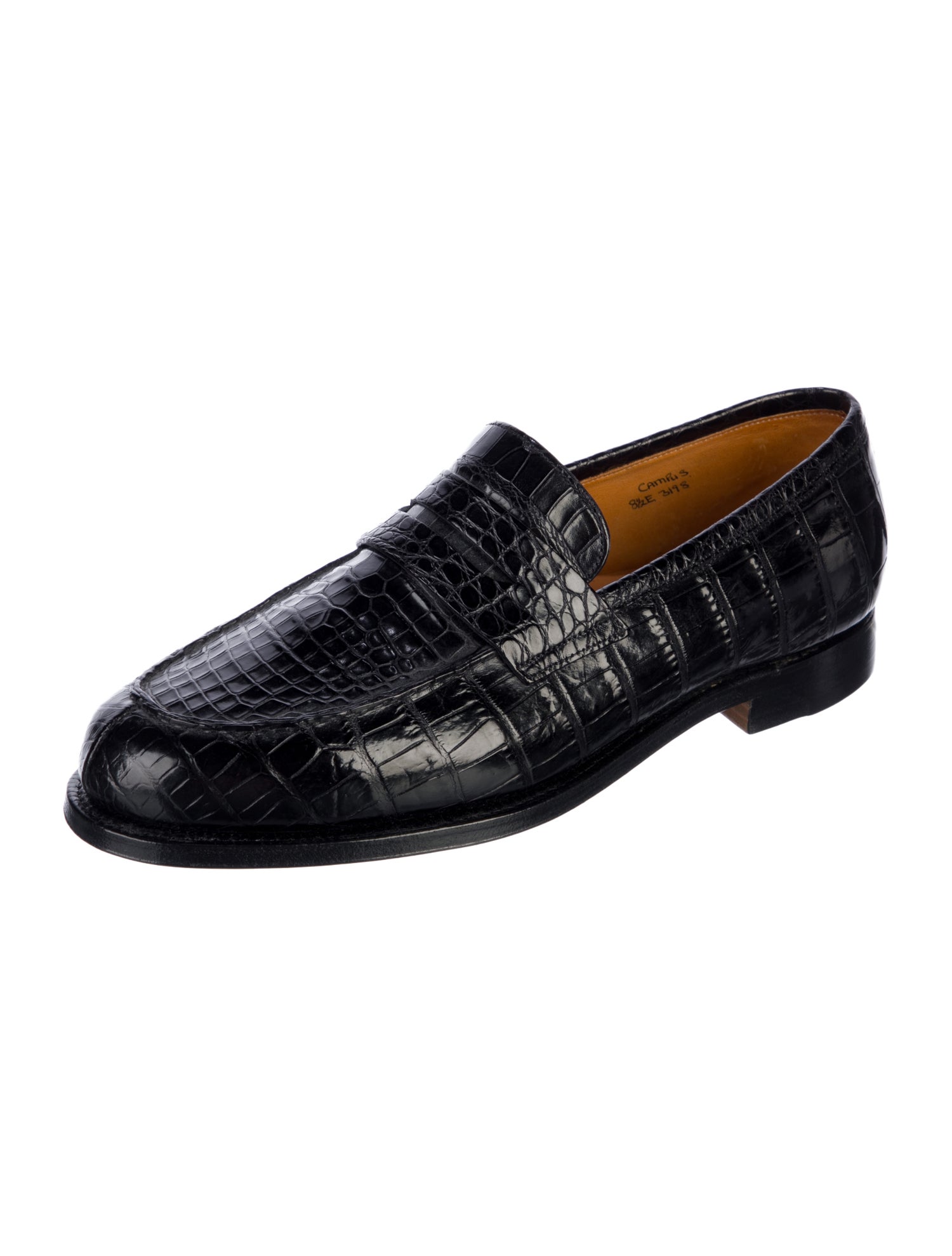 John Lobb Crocodile Dress Loafers