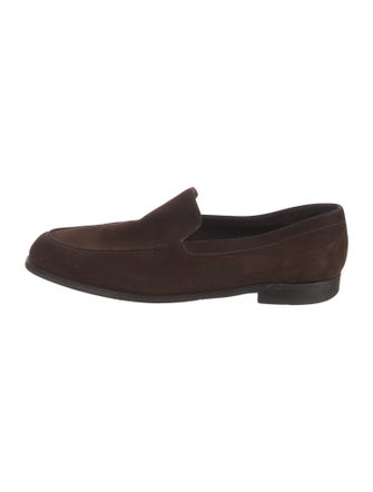 John Lobb Suede Loafers