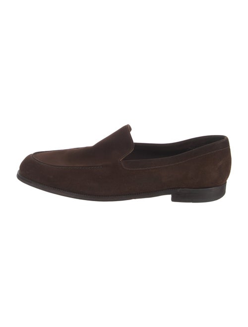 John Lobb Suede Loafers
