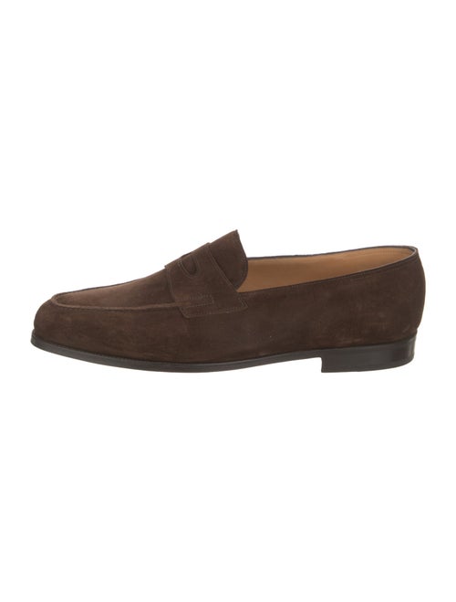 John Lobb Suede Loafers