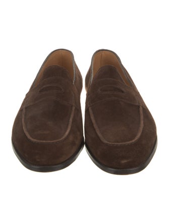 John Lobb Suede Loafers