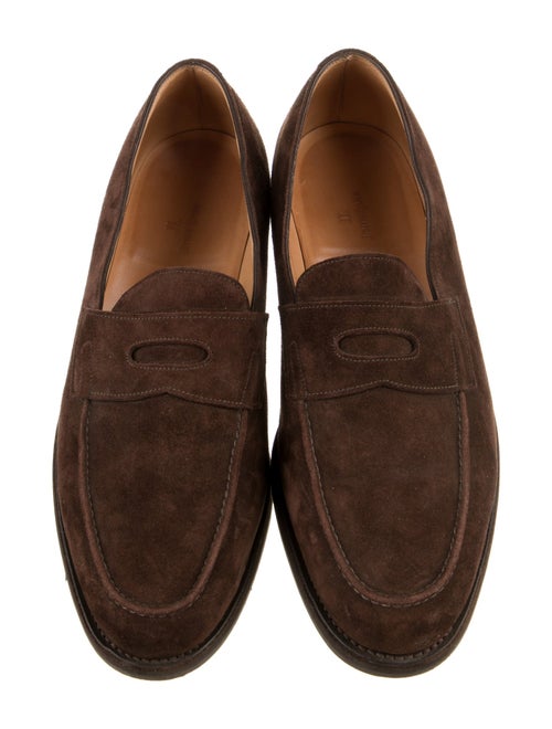 John Lobb Suede Loafers