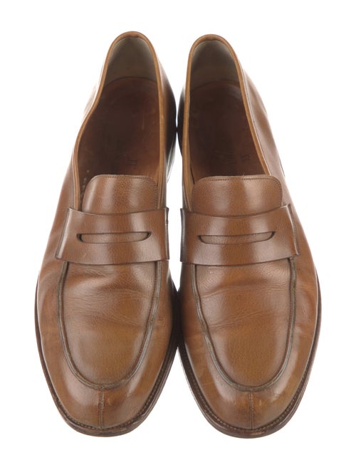 John Lobb Leather Dress Loafers