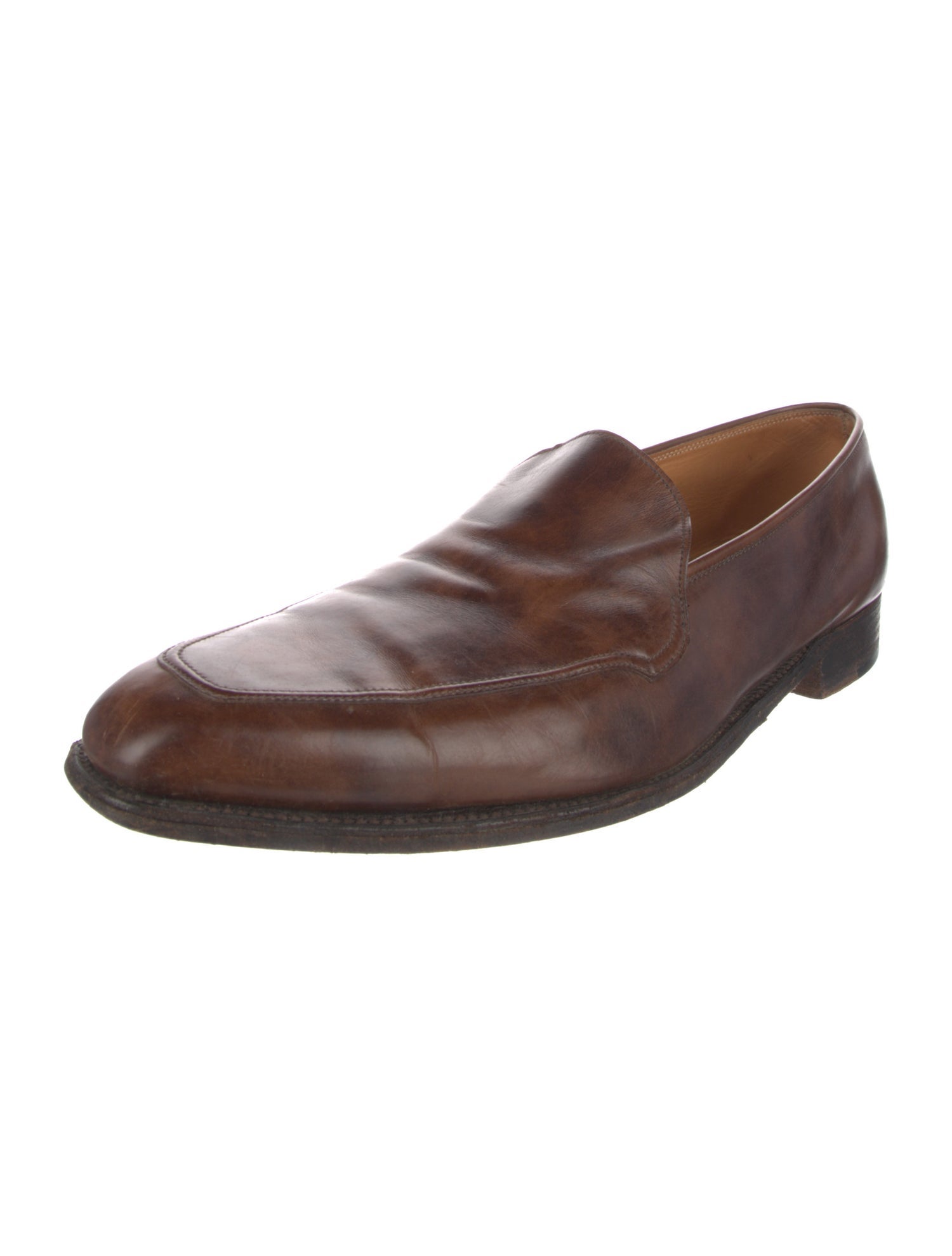John Lobb Leather Loafers