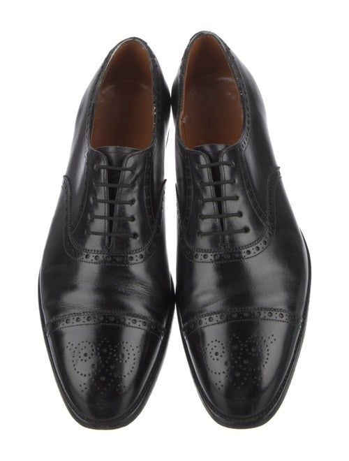 John Lobb Leather Eyelet Trim Oxfords