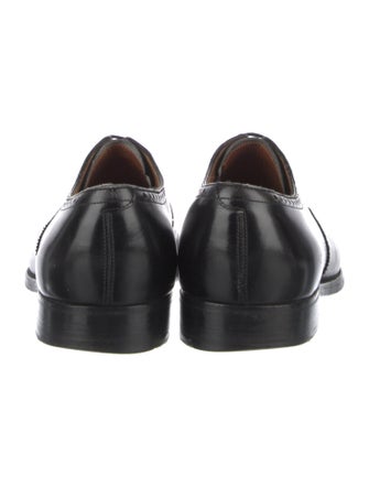 John Lobb Leather Eyelet Trim Oxfords