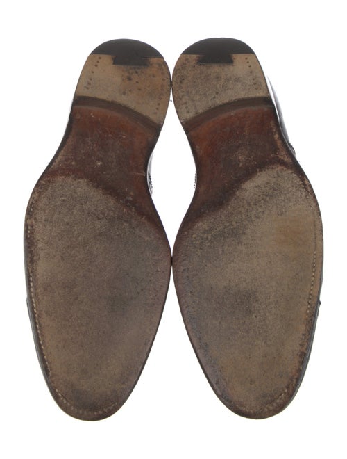 John Lobb Leather Eyelet Trim Oxfords