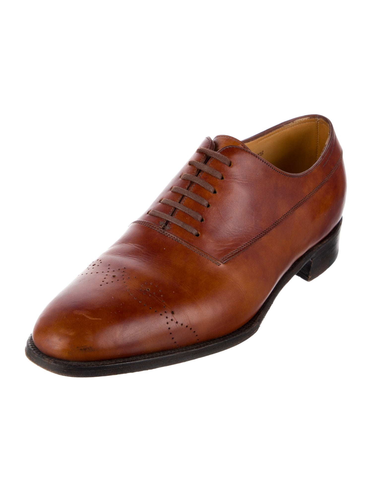 John Lobb Leather Oxfords