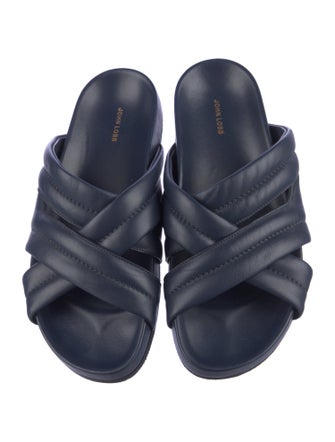 John Lobb Leather Slides