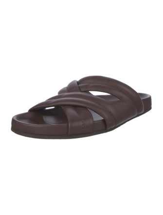John Lobb Leather Slides