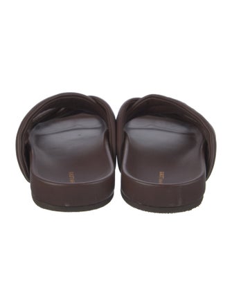 John Lobb Leather Slides