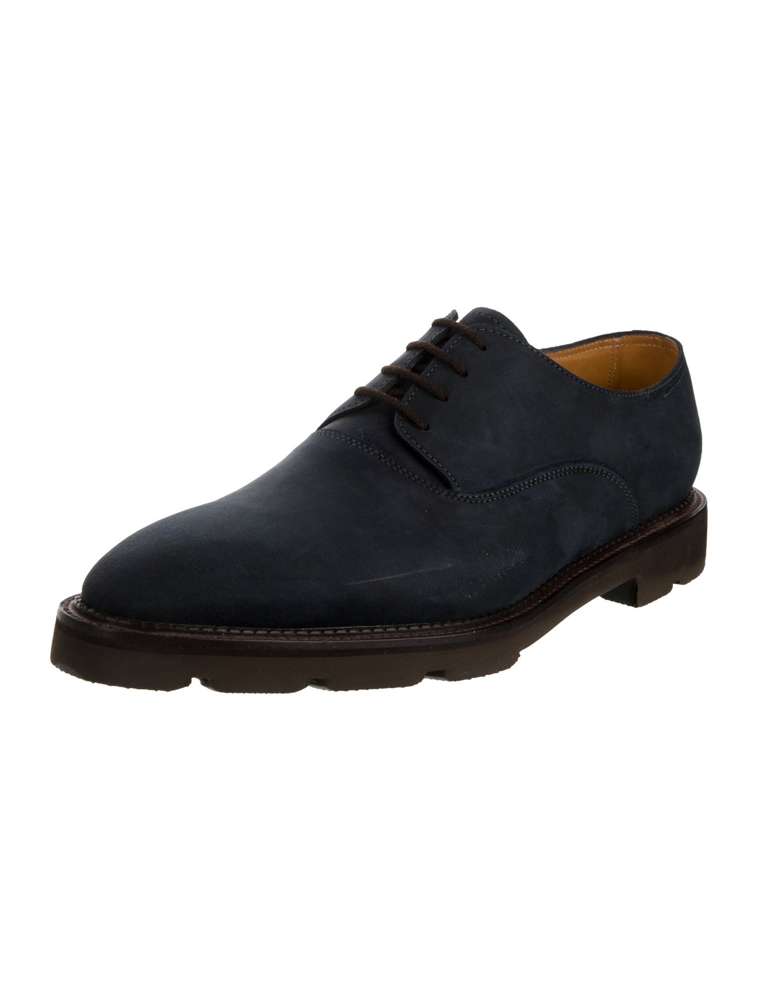 John Lobb Suede Derby Shoes