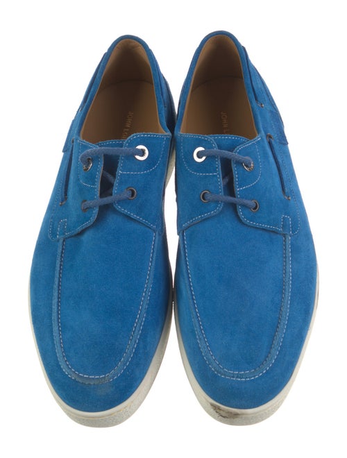 John Lobb Suede Boat Shoes
