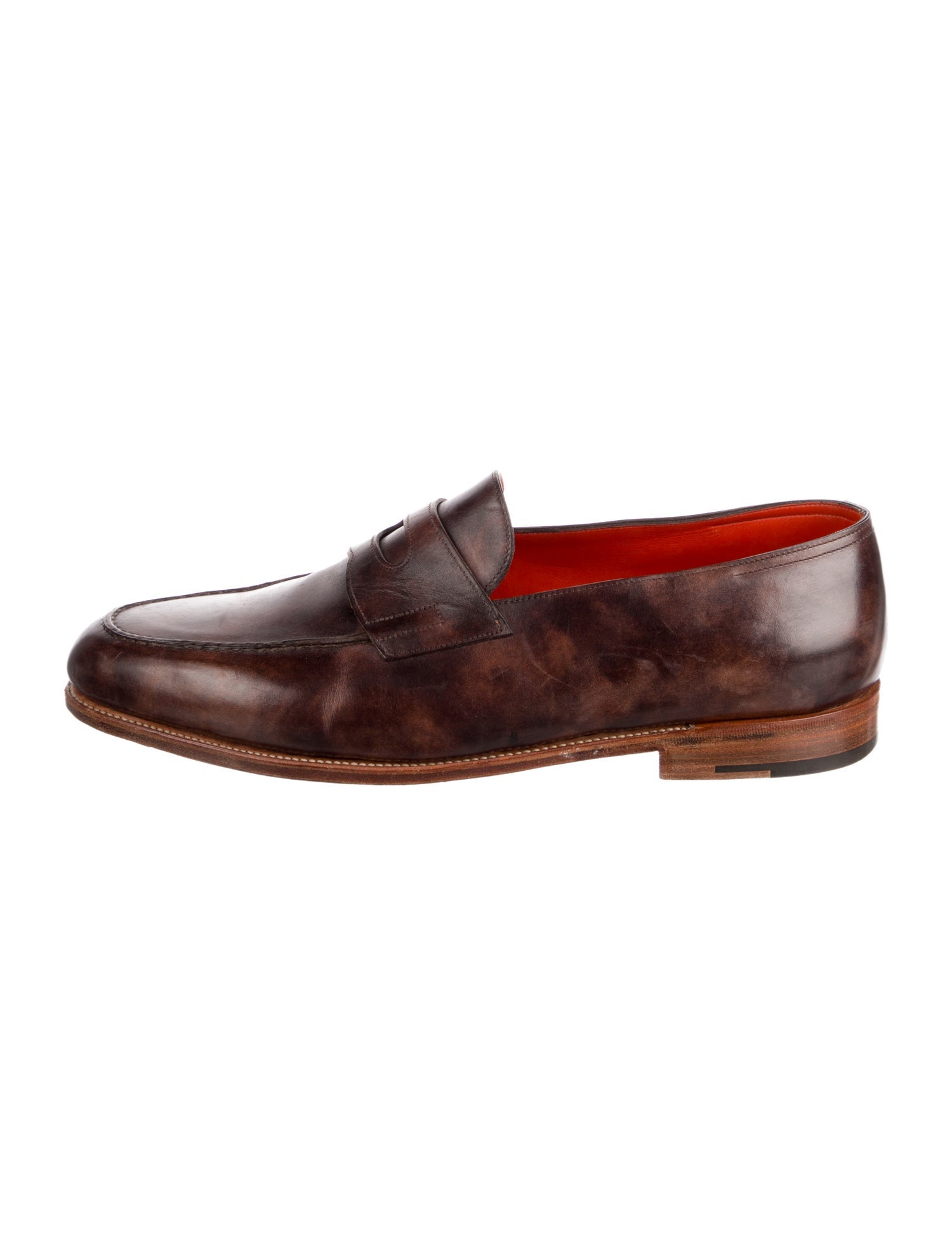 John Lobb Leather Dress Loafers